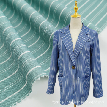 Shirt Fabric TR Plain Stripe Yarn-dyed Skirt Fabric